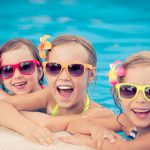 kids swimming summer