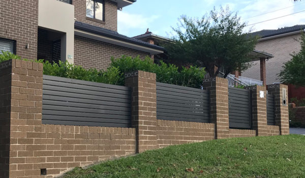 aluminium slat fencing