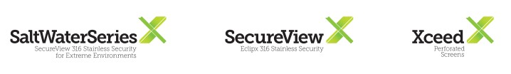 CommandeX security screen logos