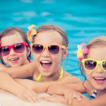 kids swimming summer
