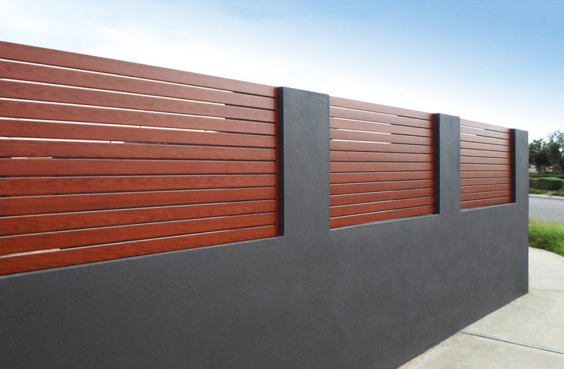 aluminium slat fencing