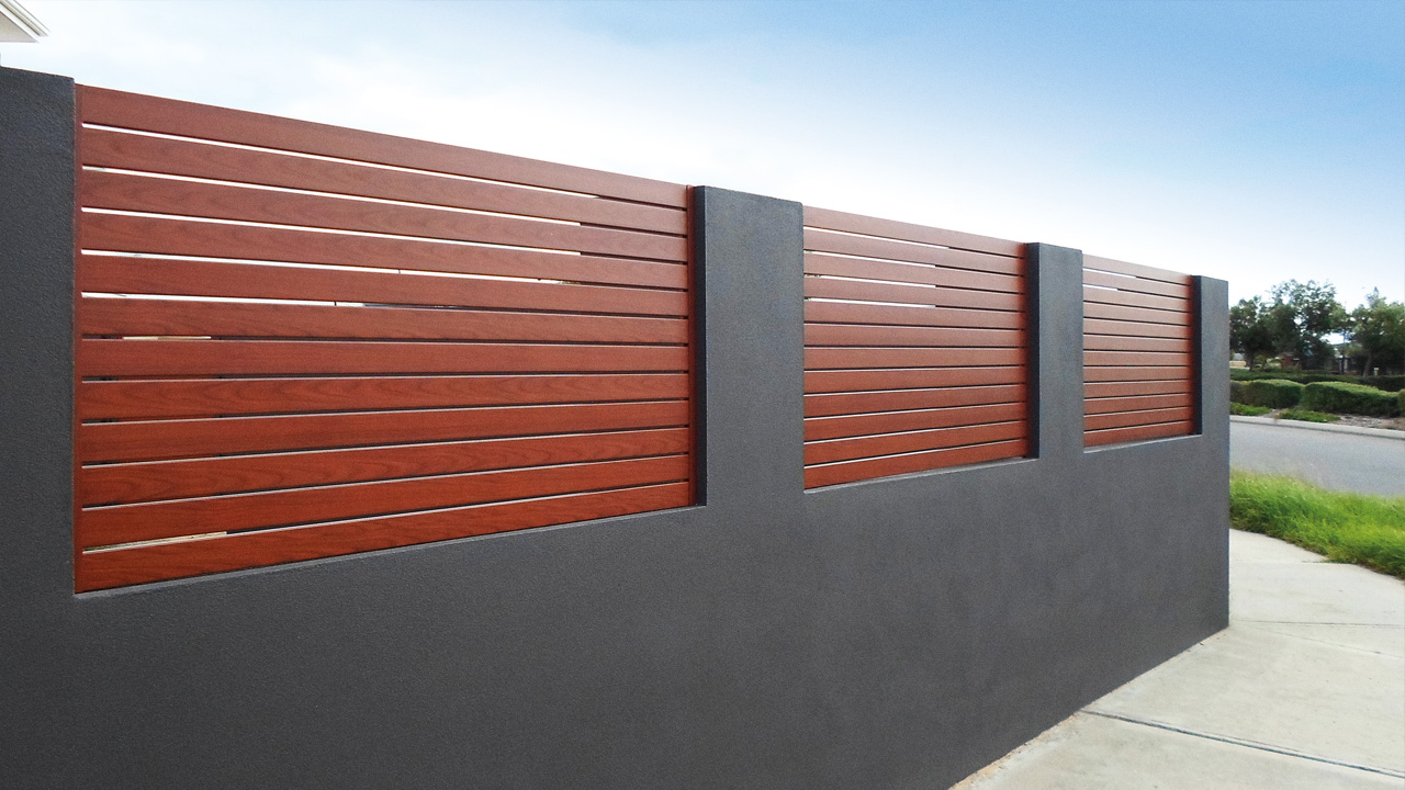 aluminium slat fencing