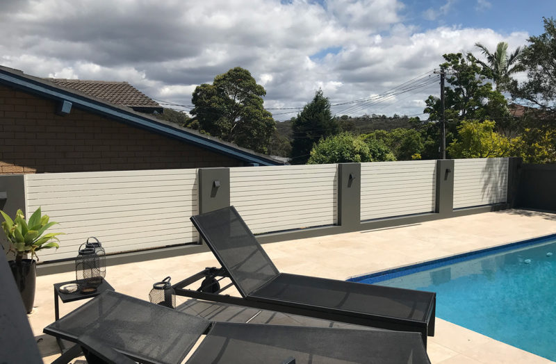 Slatted Aluminium Pool Fencing