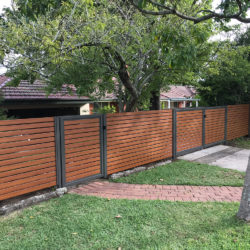 Aluminium Slatted Fencing