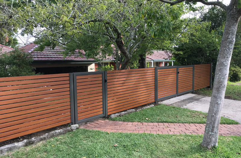 Aluminium Slatted Fencing