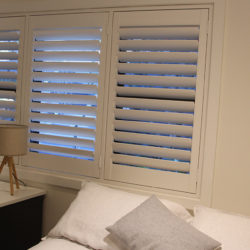 plantation shutters bedroom