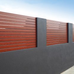 Slatted Aluminium Fencing