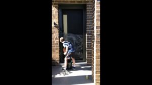 How to clean a security screen door