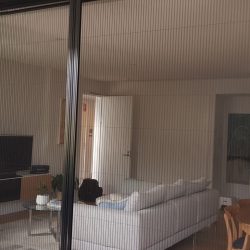 pleated fly screens for stackable sliding doors
